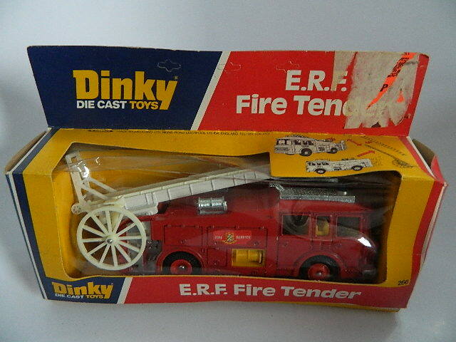 NIB Vintage Dinky Die Cast ERF Fire Tender Truck | eBay