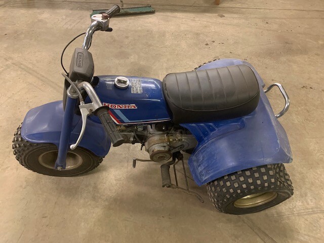 HONDA ATC 70 ATC70 CHRISTMAS SPECIAL XMAS BLUE RARE