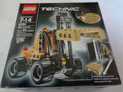 Lego 8290 Mini Forklift/Dragster 2 In 1 TECHNIC with Box and Instructions lz