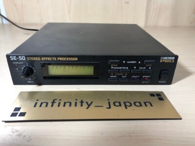Boss Pro SE-50 Stereo Effects Processor 1/2 rack Original Vintage Unit FROM JP