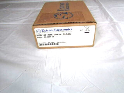 Extron WPB 109 HDMI, VGA A BLACK | 60-1371-11
