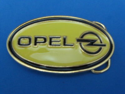 NEW OLD STOCK OPEL PEWTER STYLE METAL BELT BUCKLE MADE IN USA