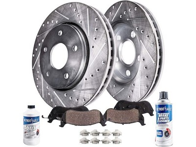 Detroit Axle 75XP57J Front Brake Pad and Rotor Kit Fits 2011-2014 Honda Odyssey