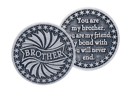 Pocket Token - Brother - Great Personalised Gift - Send Some Good Luck