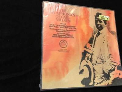 Symphonies Of Carl Nielsen Album 2 Danish Radio SEALED 3 LPS