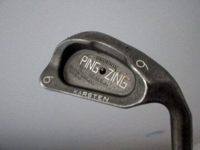 Ping Zing Black Dot Single 6 Iron With Regular Graphite Shaft 38''