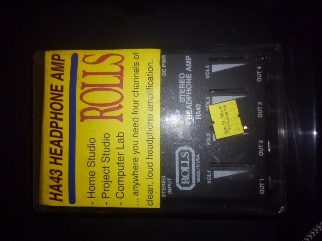 New Old Stock Rolls HA43 Stereo Headphone Amp