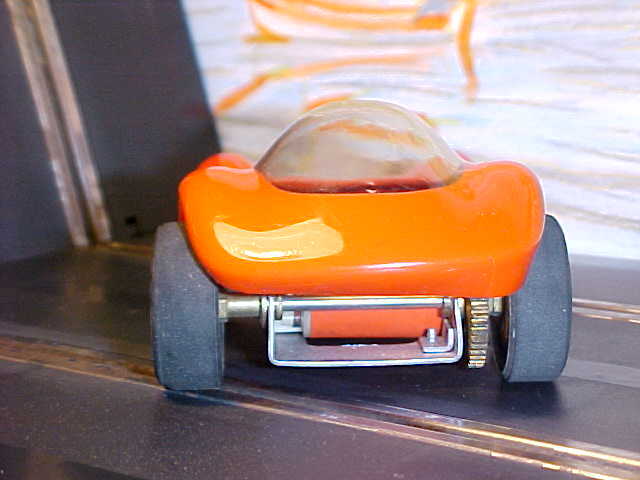 Vintage Slot Car 1/24 Scale 1960's Classic Manta Ray Orange