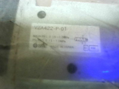 SMC VZA422-P-01 Pneumatic Solenoid Valve N.O. 1/8''NPT - New No Box