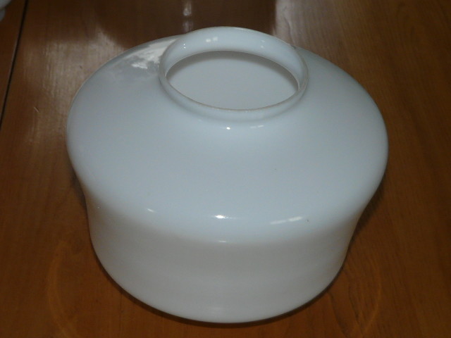 Vintage Ceiling Light Shade - White Glass Ceiling Light Globe Shade