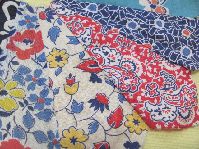 10 cotton Sunflower quilt blocks machine stitched large size