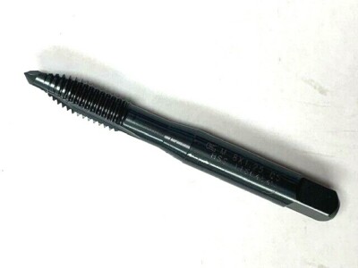 M8 X 1.25 D5 2 FLUTE SPIRAL POINT PLUG TAP STEAM OXIDE  OSG 1981301