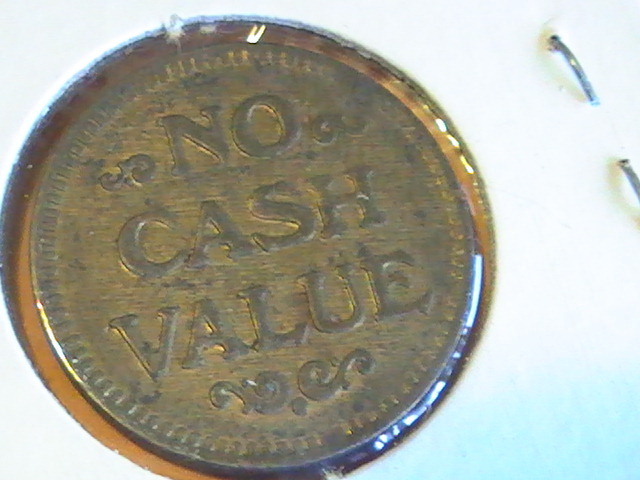 TOKEN LAUNDRY TOKEN BRASS NO CASH VALUE