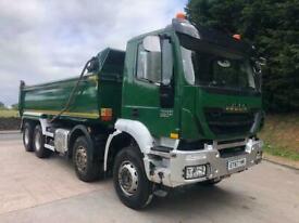 image for 2017 67 Iveco Trakker 360 Euro 6 8x4 ABBA steel tipper, sheet, weigher