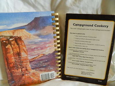 1994 West of the Rockies cookbook First Edition, 1989 Campground Cookery