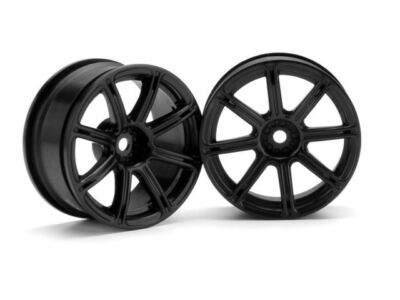 HPI Racing - Work Emotion XC8 Wheel, 26mm, Black, 3mm Offset