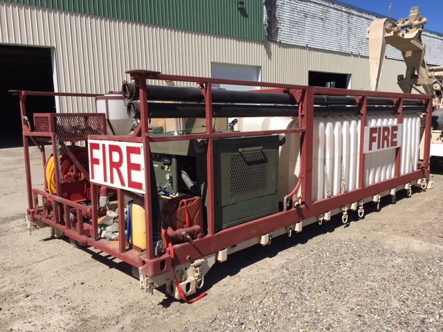 Wild land fire fighting package 2500 US gals flat rack package