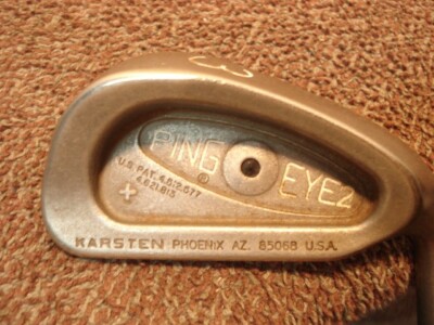 PING EYE 2 + PLUS 3 IRON  Black Dot  KT Stiff Steel Shaft 39 Inches