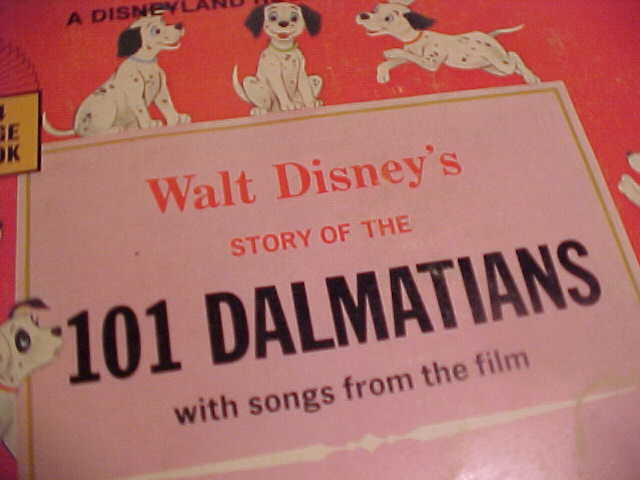 Walt Disney's Story Of 101 Dalmatians - 24 Page Read-Along Book And Record