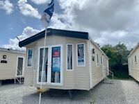 Used caravan on dog friendly park in Crantock, Newquay in Cornwall.