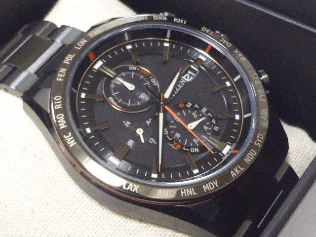 Pre-owned Citizen Attesa Eco-drive At8185-62e Direct Flight Solar Men's Watch 2019