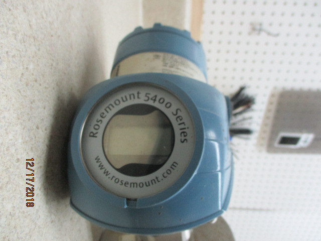 ROSEMOUNT 5400 SERIES RADAR LEVEL TRANSMITTER #117836M *USED