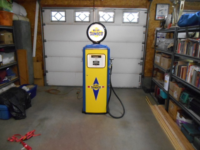 vintage gas pump