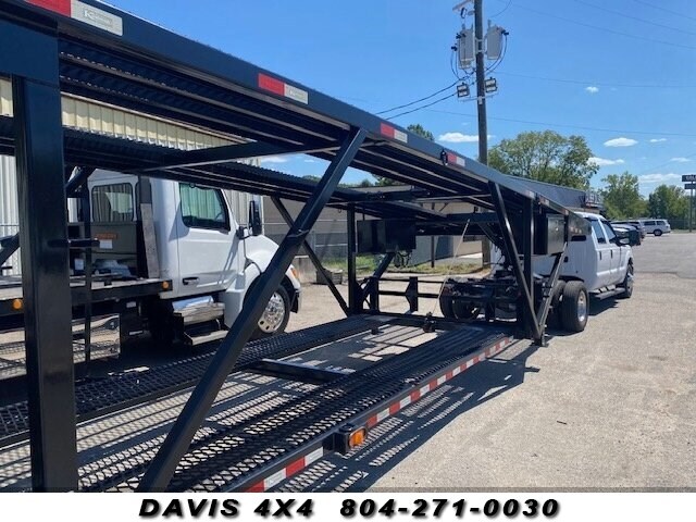 2017 Kaufman Mini 5th Wheel/Gooseneck Car Hauler Hotshot Trailer 0 Miles Black