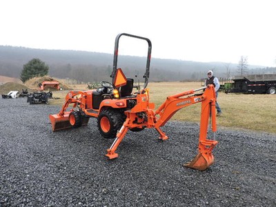 2008 Kubota BX24 Sub Compact Tractor Loader Backhoe 4X4 Diesel 3 Point PTO 23 HP