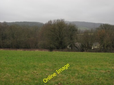 Photo 6x4 Trees on Rhymney River Circular walk Michaelston-y-Fedw Obscure c2012