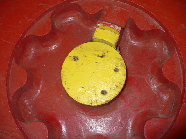 Steampunk Antique Vintage Unknown Maker Solid Wood Industrial Casting Mold #7826