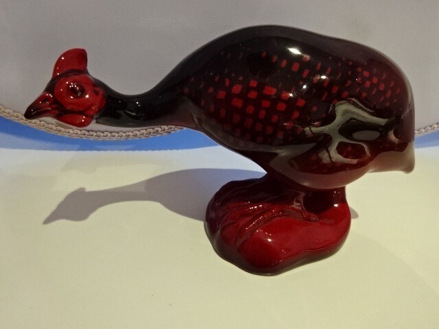 Royal Doulton Flambe Guinea Fowl (model 69)
