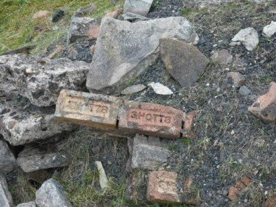 Photo 6x4 Shotts bricks Kirk of Shotts Among the ruins at Fortissat mine, c2009