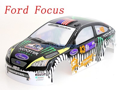 1 10 Rc Painted Precut Racing Drift Ken Block Ford Focus Rs Wrc Car Body Shell のebay公認海外通販 セカイモン