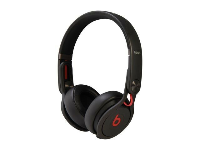 Beats by Dr. Dre Mixr Black Wired Over Ear Headphones MH6M2AM/A