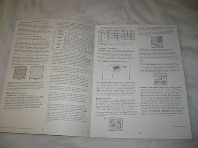 1988 LINEN BASIC  leisure arts leaflet # 1695 cross stitch