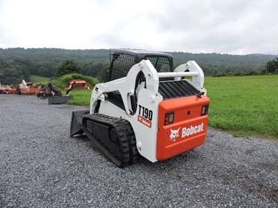 2005 Bobcat T190 Rubber Track Skid Steer Loader Kubota Diesel NEW Tracks !!!