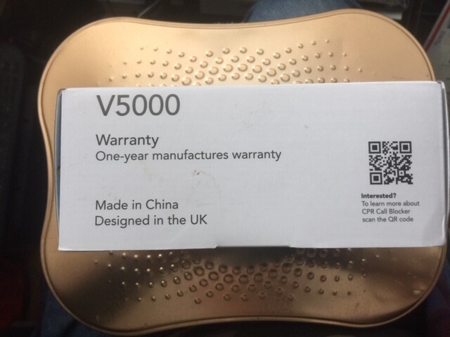 CPR Phone Call Blocker - V5000   Brand New  -  Free Shipping