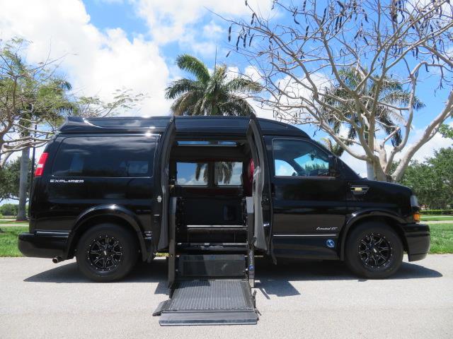 Owner 2018 GMC Savana Handicap Wheelchair Conversion Van Explorer High Top Braun Lift