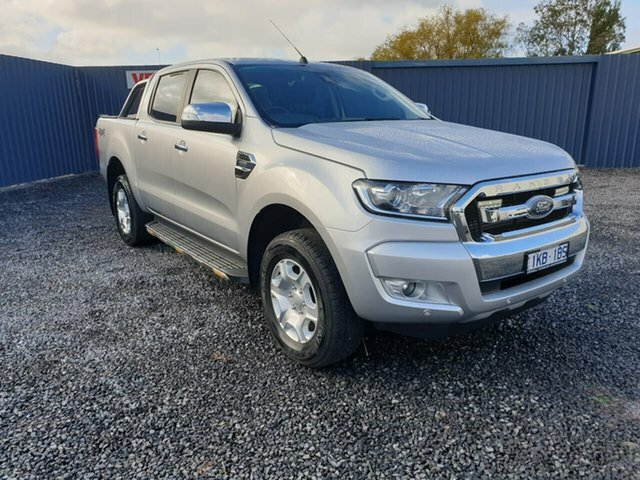 2018 Ford Ranger PX MkII 2018.00MY XLT Double Cab Silver 6 Speed Sports