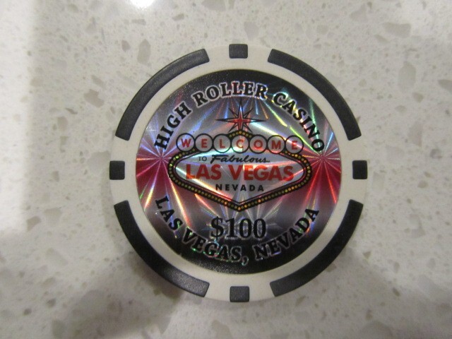 LASVEGAS casino chips　$100 カジノチップ10枚セット LASVEGAS casino chips $100 カジノチップ10枚セット