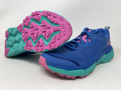 

HOKA Womens Challenger ATR 6 Trail Shoe, Vallarta Blue/Atlant