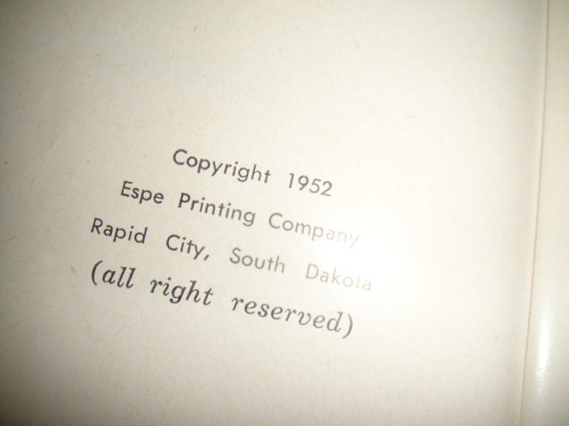 VERY EARLY VINTAGE c1952 THE STORY OF MOUNT RUSHMORE BOOK PAMPHLET W/ PHOTOS
