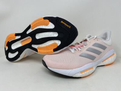 

Женские кроссовки adidas Solar Glide 5, трикотаж белый/серебристый, 6,5 B, средний, США, Knit white/silver