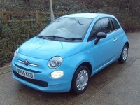 2015 Fiat 500 1.2 Pop 3dr Baby Blue Years MOT Warranty HATCHBACK Petrol Manual