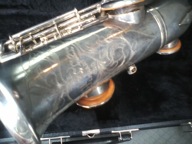 BEAUTIFUL VINTAGE BUESCHER CURVED SOPRANO SAX SILVER PLATED #941XX TRUE-TONE