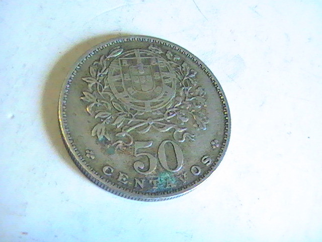 PORTUGAL COIN 50 CENTAVOS 1962 COPPER-NICKEL