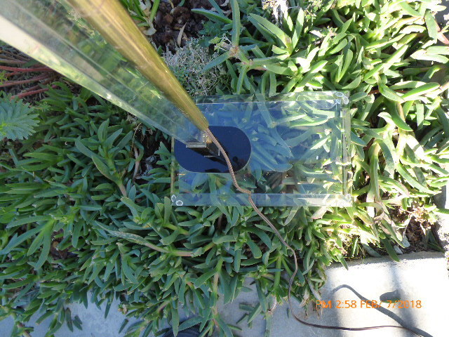 Lucite Floor Lamp with brass Vintage Reading Pharmacy  Mid Century Modern