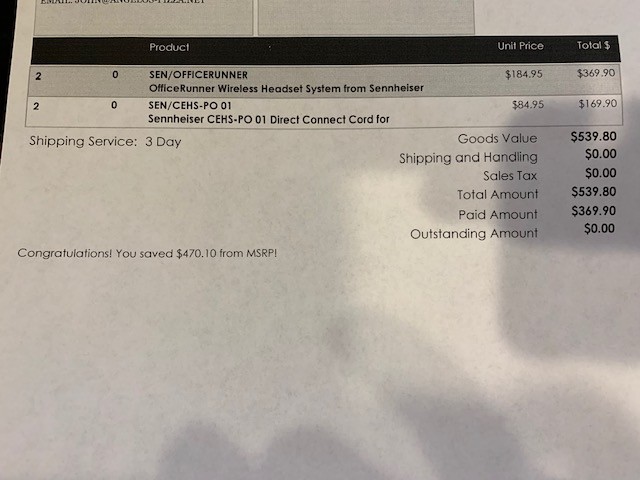 OfficeRunner Wireless Headset from Sennheiser - Essential Bundle