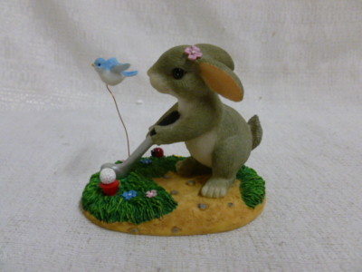 Charming Tails Keep Your Eye On The Birdie 87/803 Golf Mouse New In Box